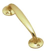 Superior Brass Pull Handle Polished Brass 150mm