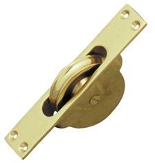 Superior Brass Sash Cord Pulley PB 125mm - primehardware