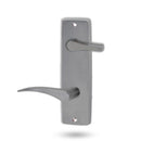 Lockwood 1939 Square End Plate With Disabled Turn And 153 RH Lever Polyester Powdercoat 1939/153RPC - primehardware