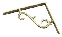Superior Brass Shelf Bracket Polished Brass 160x270mm