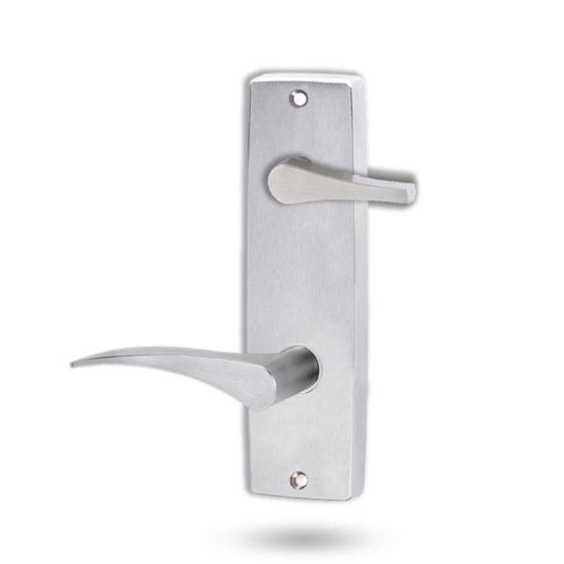 Lockwood 1939 Square End Plate With Disabled Turn And 153 RH Lever Satin Chrome 1939/153RSC - primehardware