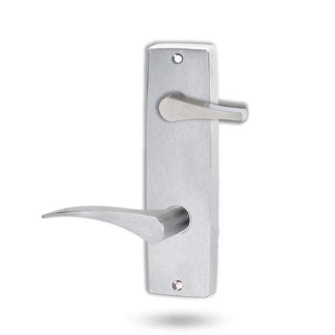 Lockwood 1939 Square End Plate With Disabled Turn And 153 RH Lever Satin Chrome 1939/153RSC - primehardware