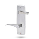 Lockwood 1939 Square End Plate With Disabled Turn And 153 RH Lever Satin Chrome 1939/153RSC - primehardware