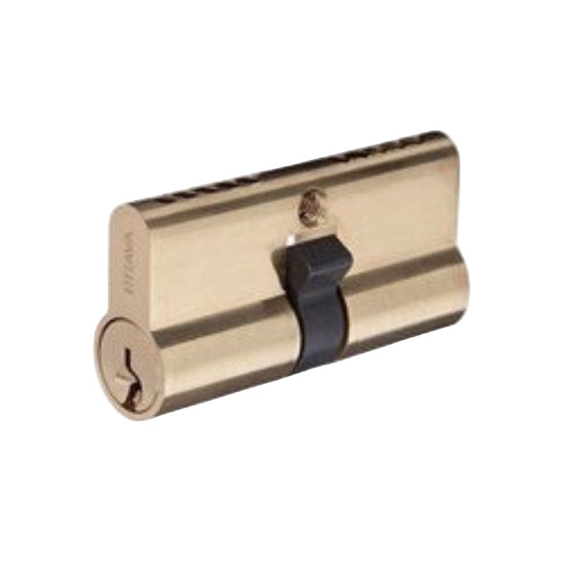 Brava Urban Euro Double Cylinder With Fixed Cam Lw4 Profile Kd Rekeyable Polished Brass 62mm - 3162Hpbkd   3162HPBKD