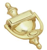Superior Brass Georgian Knocker PB 125mm - primehardware
