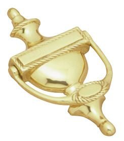 Superior Brass Georgian Knocker PB 165mm - primehardware