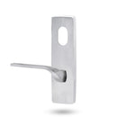Lockwood 1801 Square End Plate With Cylinder Hole & 122 Right - Handed Lever Satin Chrome 1801/122RSC - primehardware