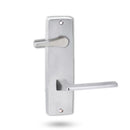 Lockwood 1939 Square End Plate With Disabled Turn And 178 Lever Satin Chrome 1939/178SC - primehardware