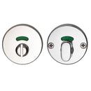 Lockwood 1370 Series Privacy Indicating Emergency Turn and Privacy Indicating Disabled Accessible Turnknob Escutcheons 1378/7PSCKit Satin Chrome - primehardware