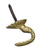 Superior Brass Single Hook PB 30mm