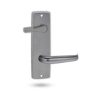 Lockwood 1939 Square End Plate With Disabled Turn And 180 Lever Polyester Powdercoat 1939/180PC - primehardware