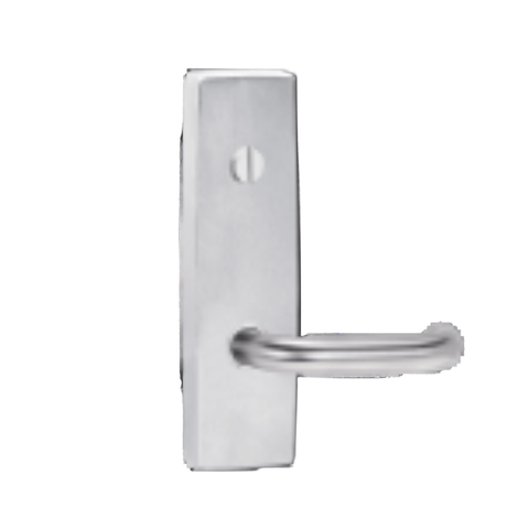 Lockwood 1801 Exterior Square End Plate With Cylinder Hole & Lever 124 Oil Rubbed Bronze 1801/124ORB - primehardware