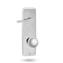 Lockwood 1939 Square End Plate With Disabled Turn And 20 Knob Satin Chrome 1939/20SC - primehardware