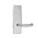 Lockwood 1801 Exterior Square End Plate With Cylinder Hole & Lever 124 Oil Rubbed Bronze 1801/124ORB - primehardware