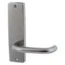 Lockwood 1801 Square End Plate With Cylinder Hole & 124 Lever Polished Brass 1801/124PB - primehardware