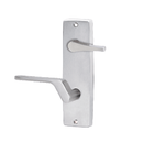 Lockwood 1939 Square End Plate With Disabled Turn And 41 RH Lever Satin Chrome 1939/41RSC - primehardware