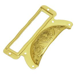 Superior Brass Drawer Pull / Lable Insert PB 97mm