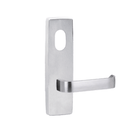 Lockwood 1801 Square End Plate With Cylinder Hole & 131 Lever Double Satin Chrome Plate 1801/131DSC - primehardware