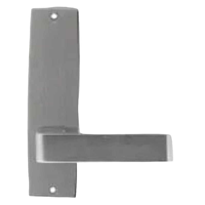 Lockwood 1801 Square End Plate With Cylinder Hole & 131 Lever Polished Brass 1801/131PB - primehardware