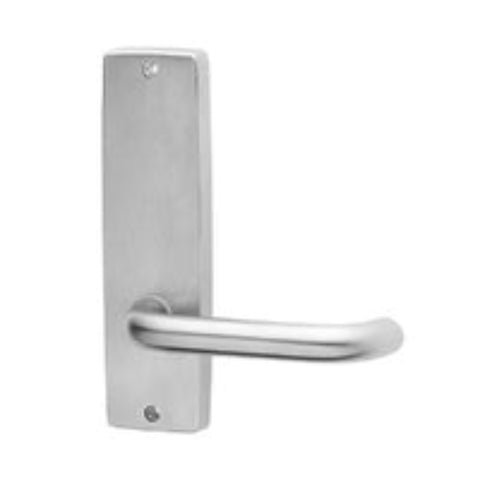 Lockwood 1801 Square End Plate With Cylinder Hole & 131 Lever Polyester Powdercoat 1801/131PC - primehardware