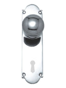 Superior Brass Knob Lock (CC 57mm) CP 200x50mm - primehardware