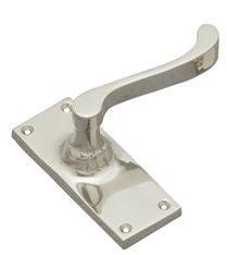 Superior Brass Lever Latch Chrome Plated Polished Chrome 105x42mm (Pair)