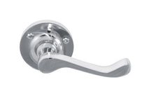 Superior Brass Lever Latch Chrome Plated 63mm Polished Chrome 63mm Rose (Pair)