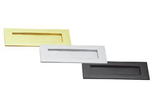 Superior Brass Letter Plate Chrome Plated Polished Chrome 280x100mm