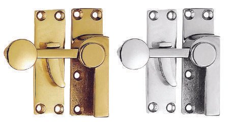 Superior Brass Sash Window Fastener Classic Style CP - primehardware