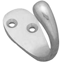 Superior Brass Single Hook Chrome Plated Projection 43mm Polished Chrome