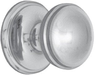 Superior Brass Centre Door Knob CP 85mm - primehardware