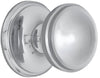 Superior Brass Centre Door Knob Polished Chrome 85mm 3040 - primehardware