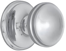 Superior Brass Centre Door Knob Polished Chrome 85mm