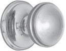 Superior Brass Centre Door Knob CP 85mm - primehardware