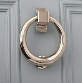Superior Brass Contemporary Ring Knocker CP 110mm