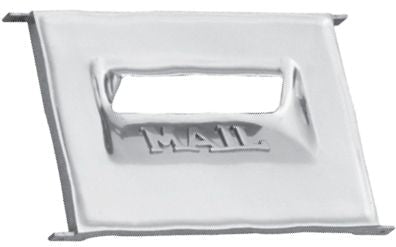 Superior Brass Letter Plate Front CP 165x240mm - primehardware