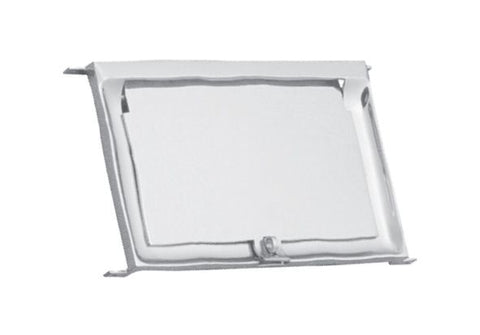 Superior Brass Back Opening Letter Plate CP 165x240mm - primehardware