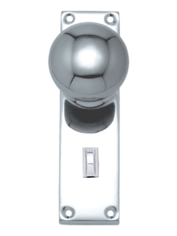 Superior Brass Knob Lock Privacy CP 150x42mm