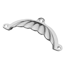 Superior Brass Fluted Drawer Pull Chrome Plated Polished Chrome 100mm