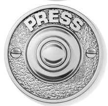 Superior Brass Bell Plate & Button Chrome Plated Polished Chrome