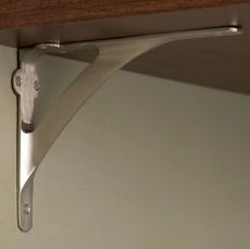 Superior Brass Shelf Bracket CP 150x160mm