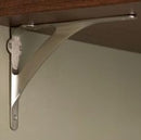 Superior Brass Shelf Bracket CP 100x110mm - primehardware