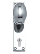 Superior Brass Knob Latch (CC 47.6mm) CP 150x42mm - primehardware