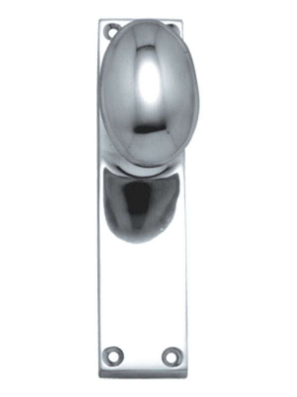 Superior Brass Oval Knob Latch (Ball Bearing) CP 100x42mm - primehardware