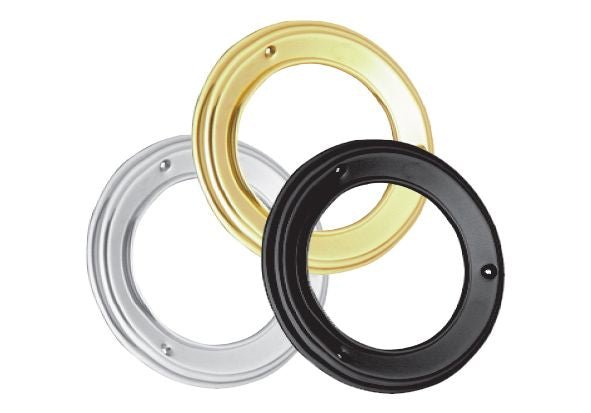 Superior Brass Newspaper Holder Rnd. CP 140mm (Front Ring Plate)