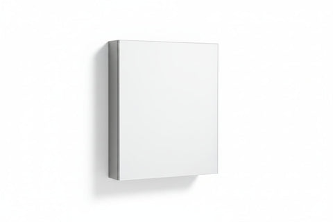 White rectangular object with a metallic edge on a white background