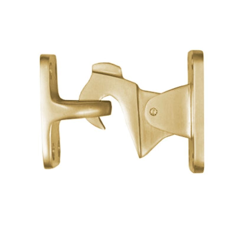 Superior Brass Door Stop & Holder PB 75mm - primehardware