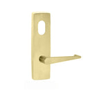Lockwood 1801 Square End Plate With Cylinder Hole & 133 Lever Polished Brass 1801/133PB - primehardware