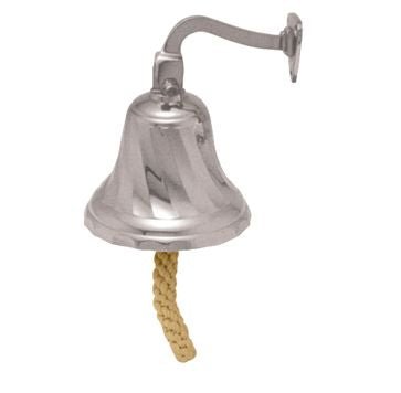 Superior Brass Ship Bell Decorated CP 100mm - primehardware