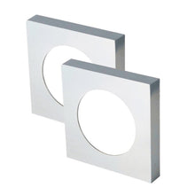 Austyle Square Adaptor Rose for Builders Choice Levers Chrome Plated 52mm (Pair)